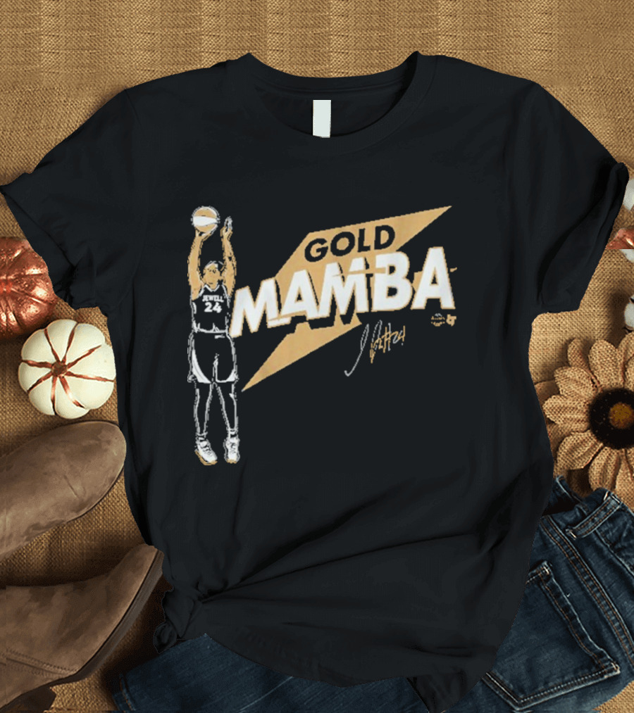 Gold Mamba Jewell Loyd Basketball Graphic T-Shirt