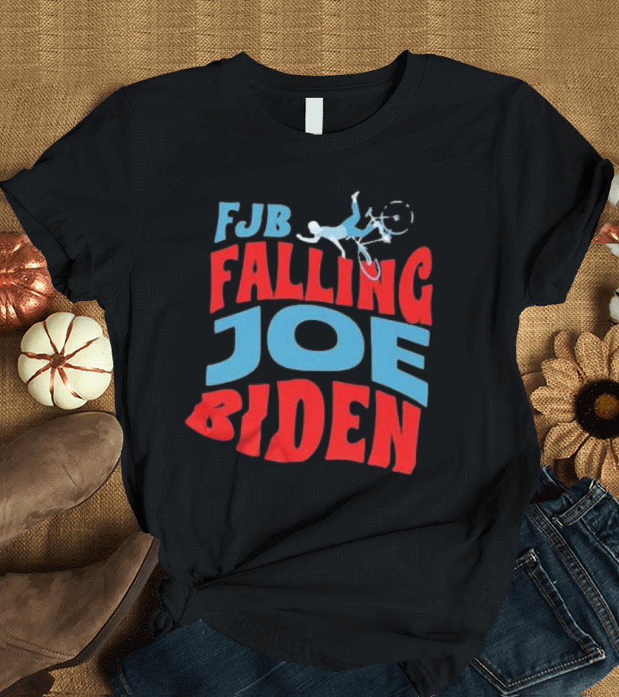 FJB Falling Joe Biden Bicycle T-Shirt