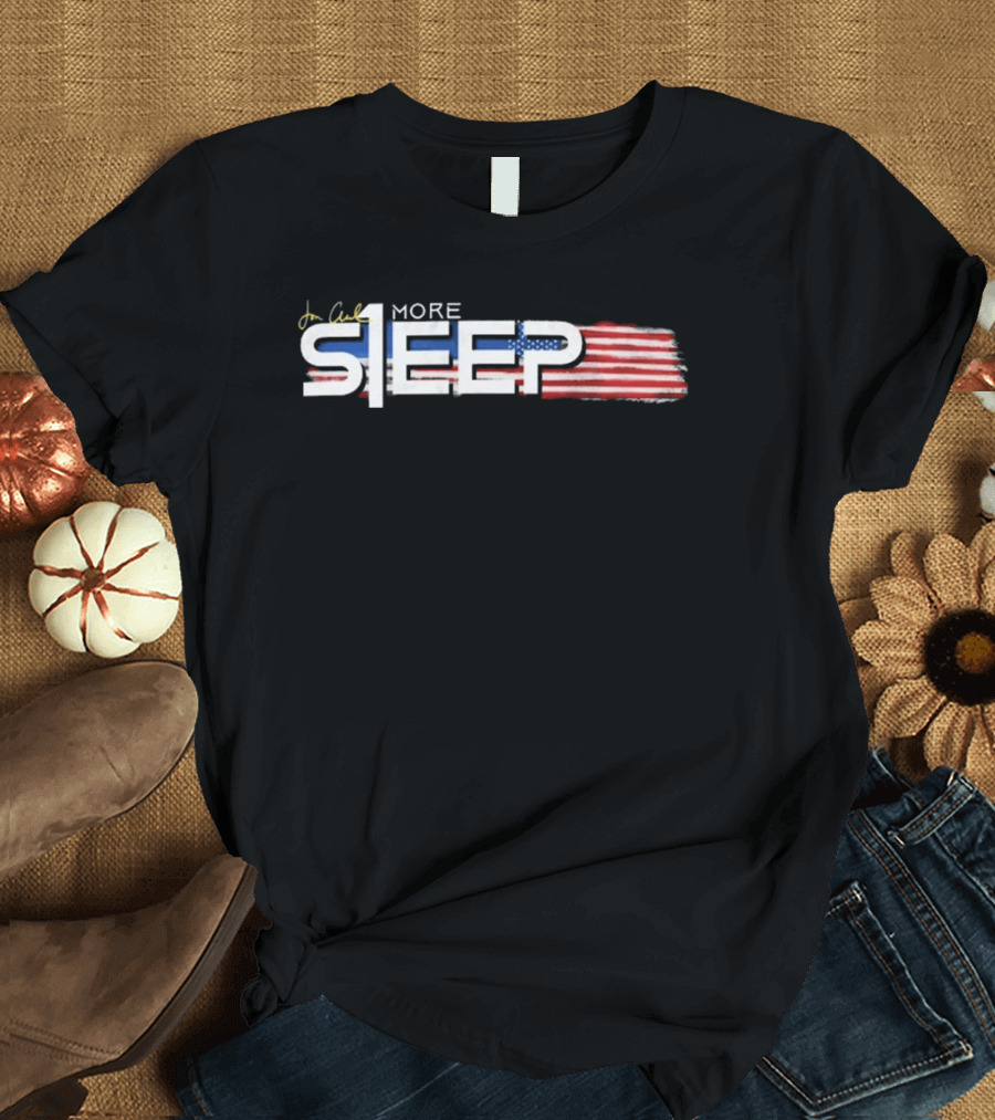 Jon Anik One More Sleep USA Flag Theme Design T-Shirt