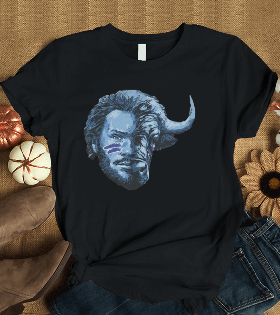 Josh Allen Buffalo Hybrid Face T-Shirt