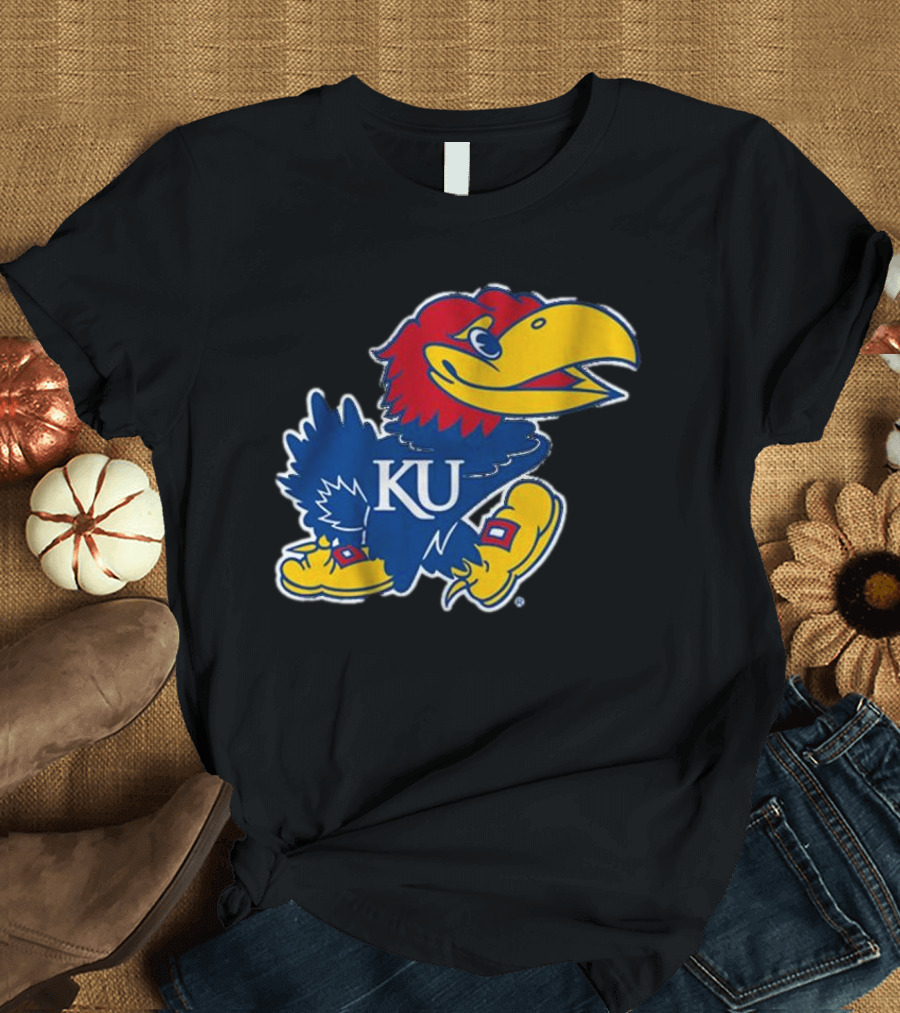 KU Jayhawk Kansas Basketball T-Shirt