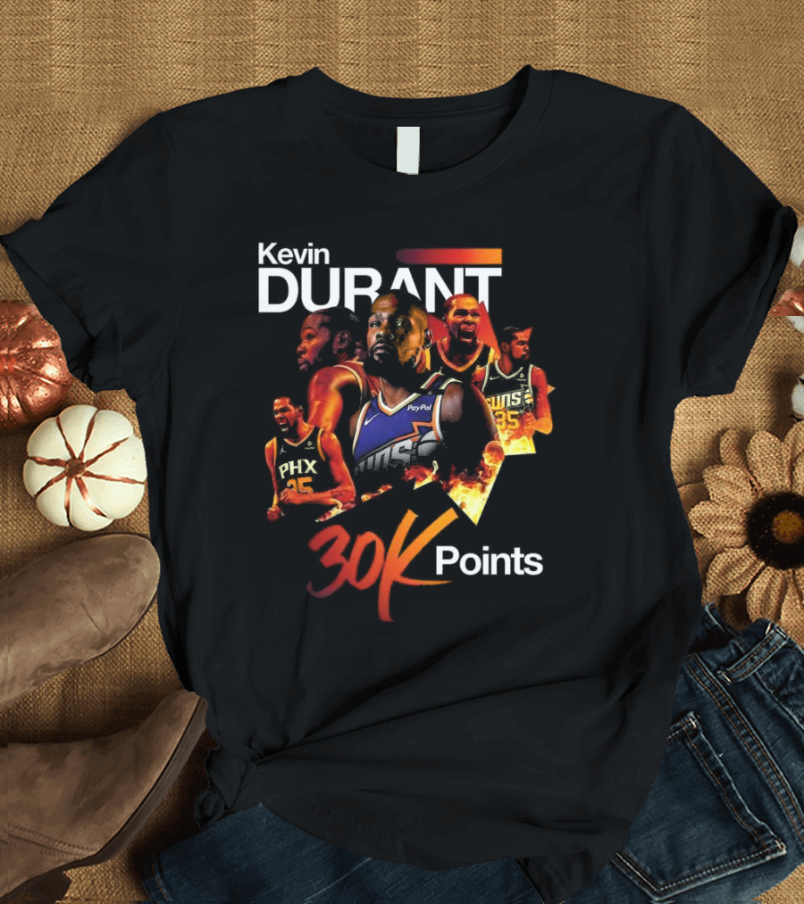 Kevin Durant Phoenix Suns 30K Points Celebration T-Shirt