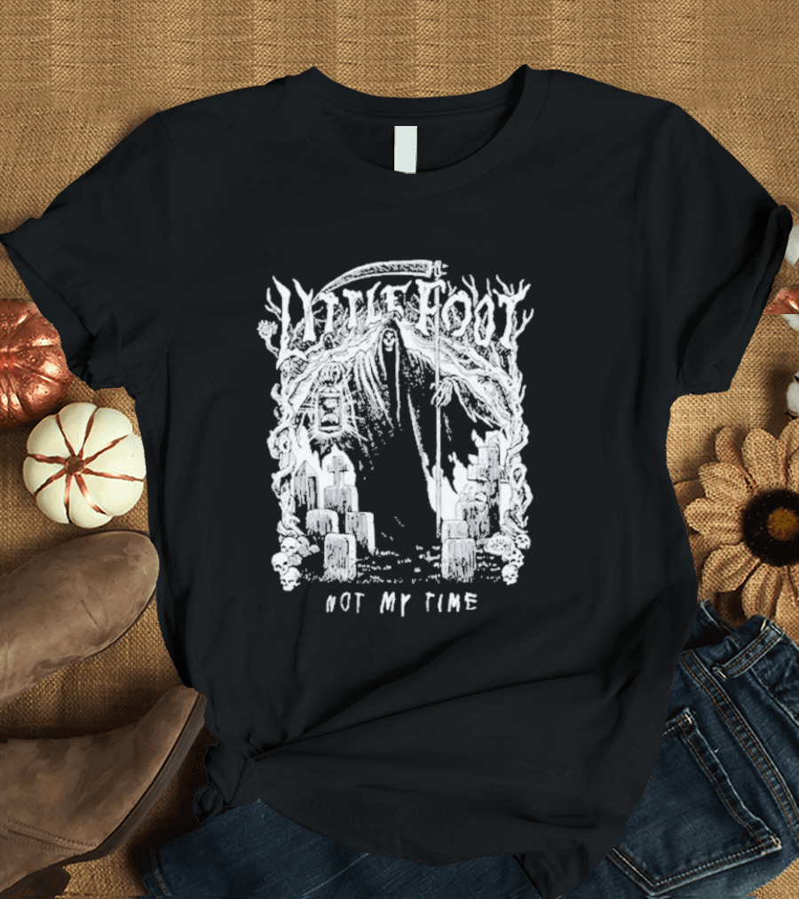 Little Foot Not My Time Diablo Macabre Forest Candle Scene T-Shirt