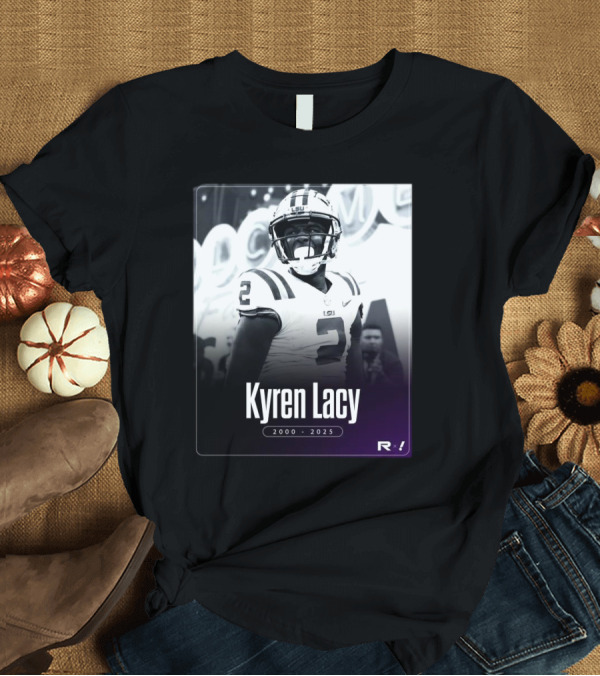T-Shirt: LSU Kyren Lacy 2000-2025 T-Shirt LSU Kyren Lacy 2000-2025 T-Shirt