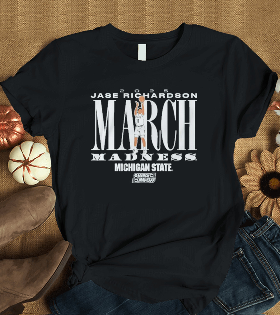 Jase Richardson Michigan State March Madness Basketball T-Shirt