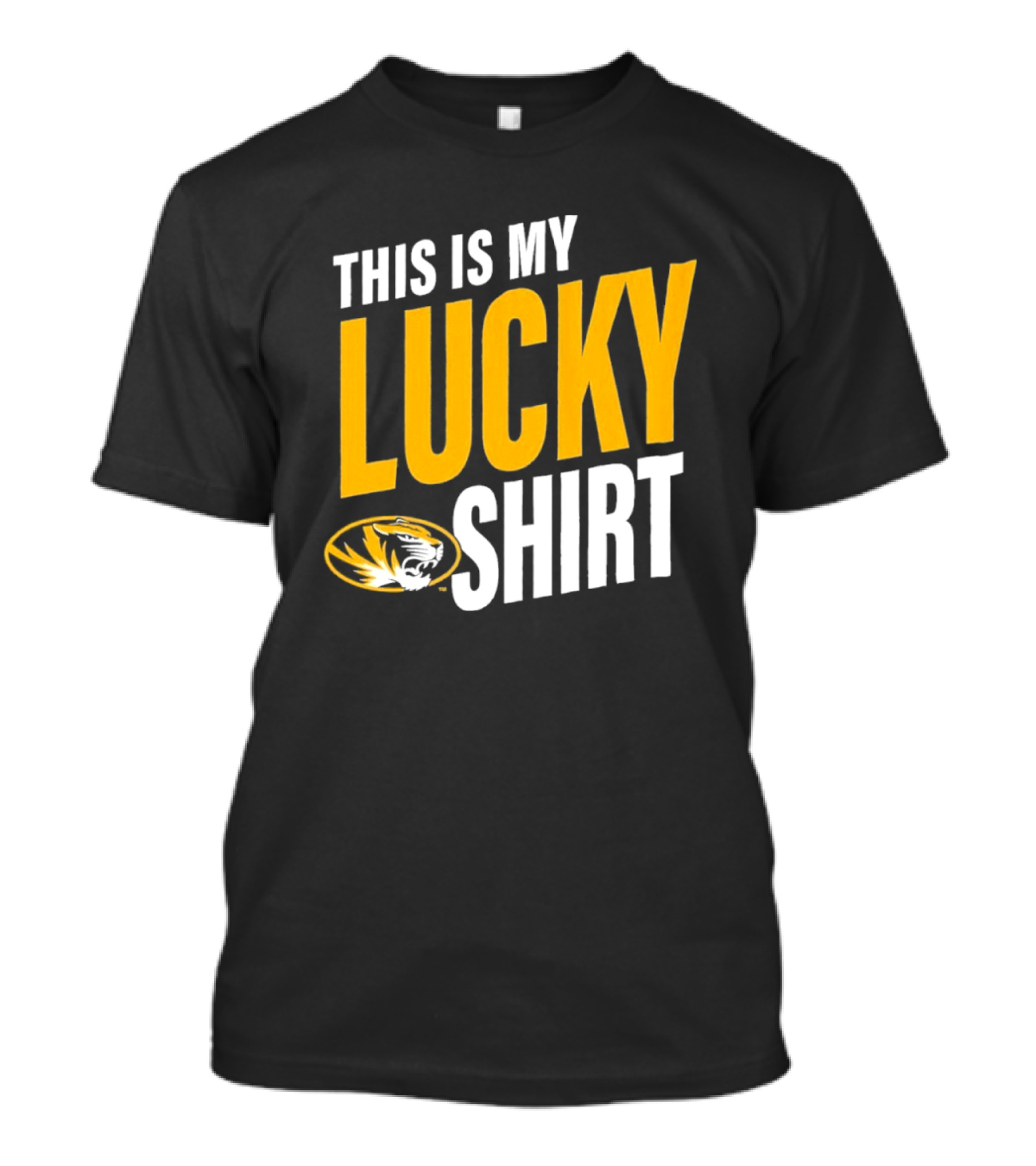 Missouri Tigers This Is My Lucky Mizzou Football T-Shirt