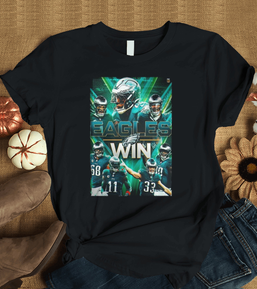 Eagles Win Philadelphia NFL Game Day Victory Over Green Bay Packers January 12th 2024 T-Shirt