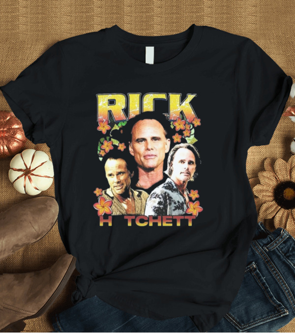 T-Shirt: Rick Hatchett Retro Floral Collage Rap Style T-Shirt Rick Hatchett Retro Floral Collage Rap Style T-Shirt