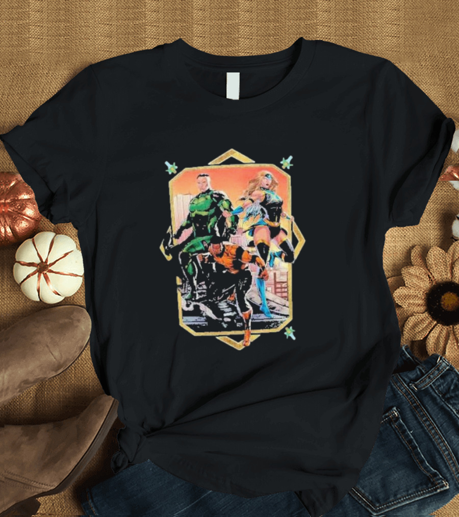 Rippaverse Trinity Action Dynamic Comic Heroes Unleashed T-Shirt