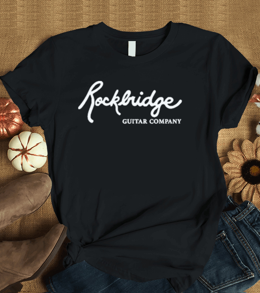 Rockbridge Guitar Company Classic Script Branding T-Shirt