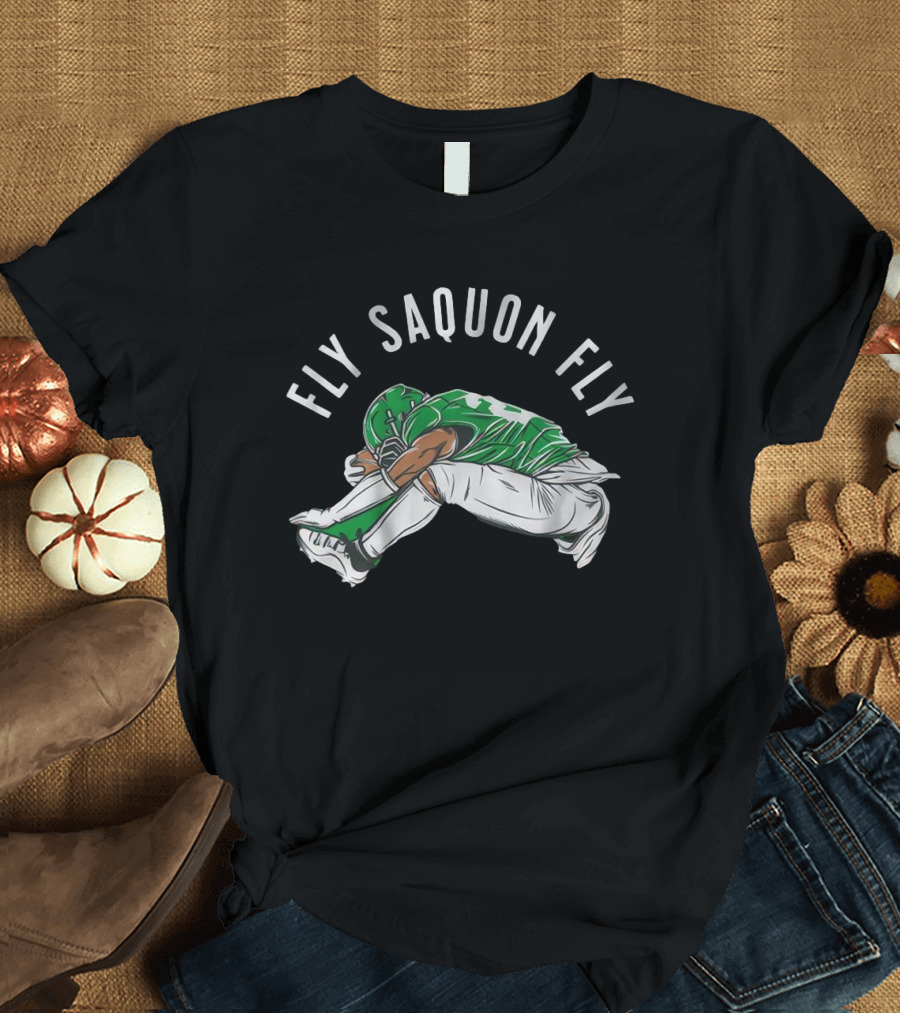 Fly Saquon Fly Philadelphia Eagles Win Washington Commanders T-Shirt