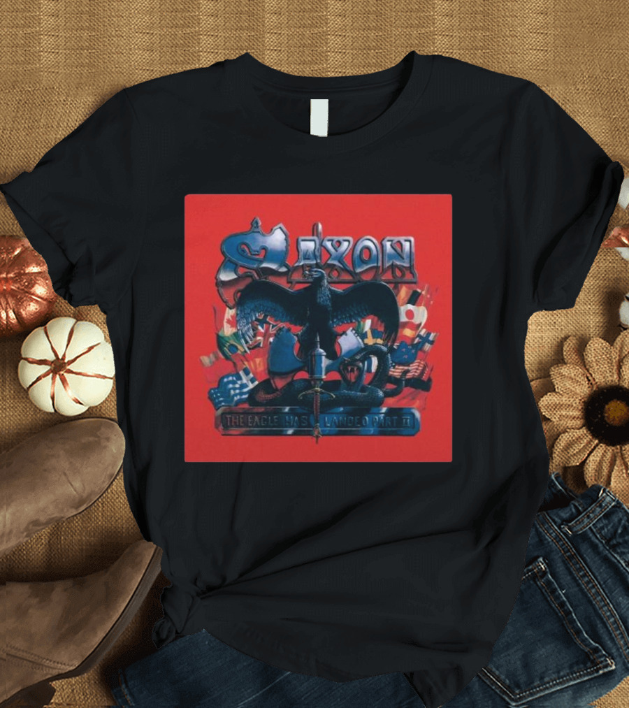 Saxon The Eagle Has Landed Part II Tour 2025 T-Shirt