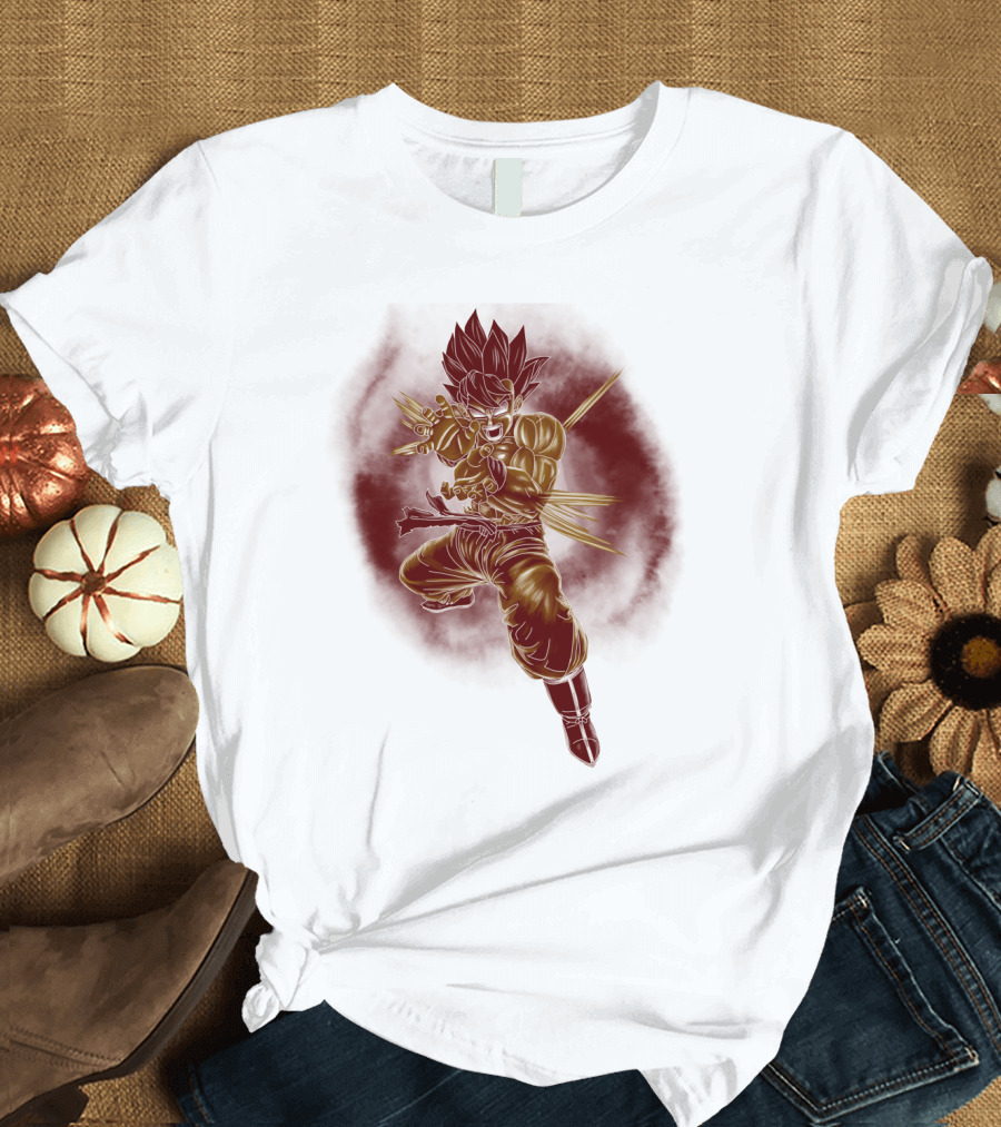 Kamehameha Super Saiyan Warrior Attack Energy Burst T-Shirt