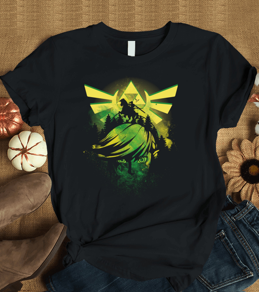 Legend of Zelda Link Hero of Time Triforce T-Shirt