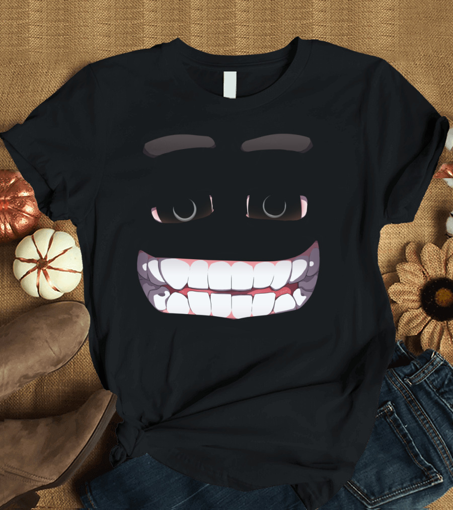 Smiling Cartoon Face High T-Shirt