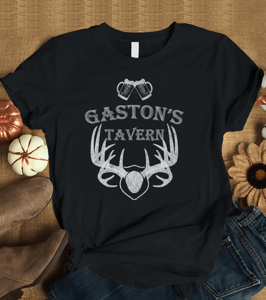 Gaston's Tavern Hunting Antlers Cheers T-Shirt