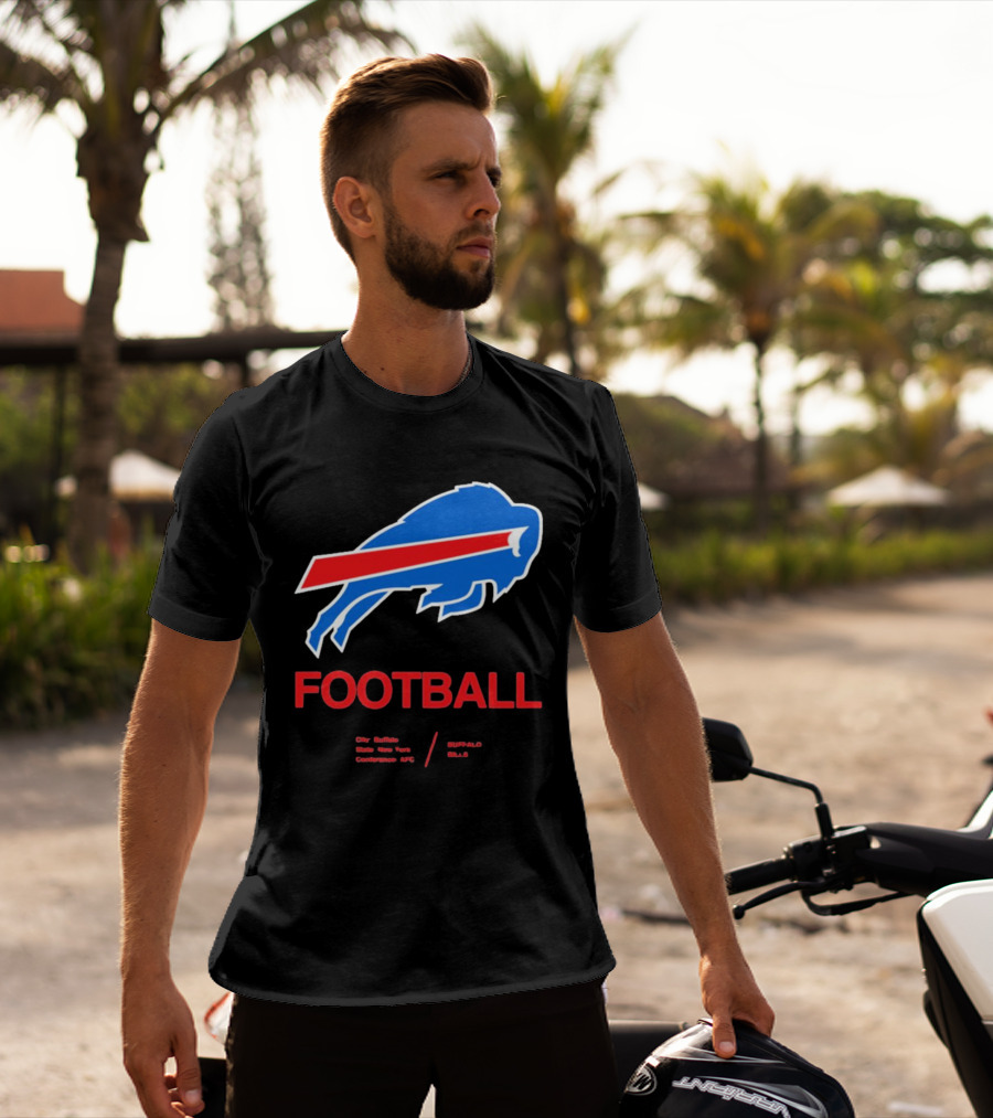 Buffalo Bills Football Marissa Figueroa Wears T-Shirt