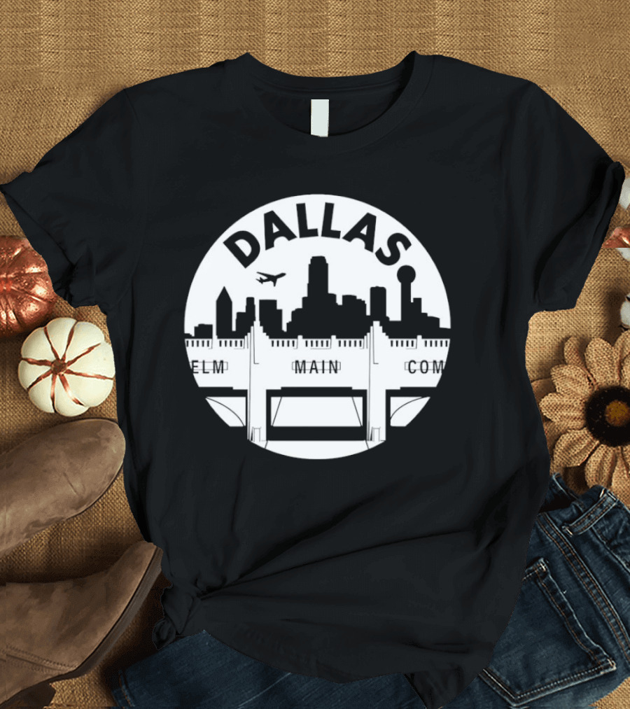 Dallas Triple Underpass Dealey Plaza Elm Street Commerce Street Main Street T-Shirt