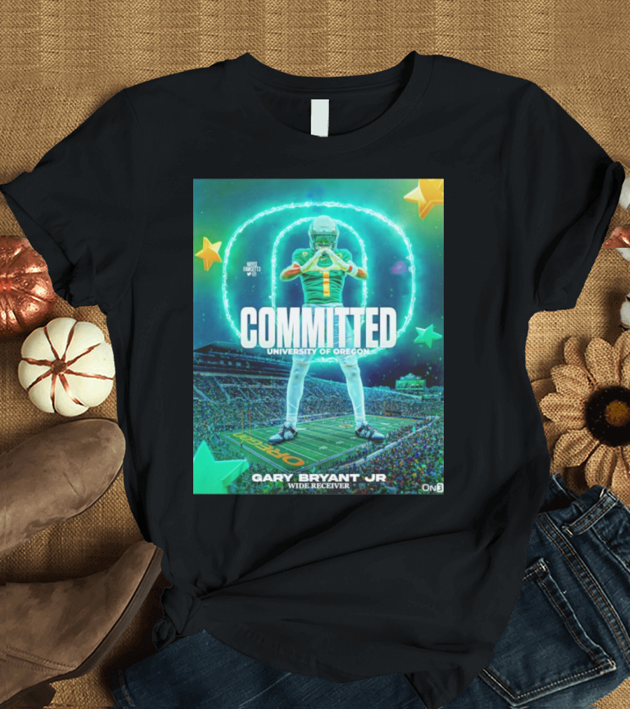COMMITTED Gary Bryant Jr University of Oregon Wide Receiver T-Shirt