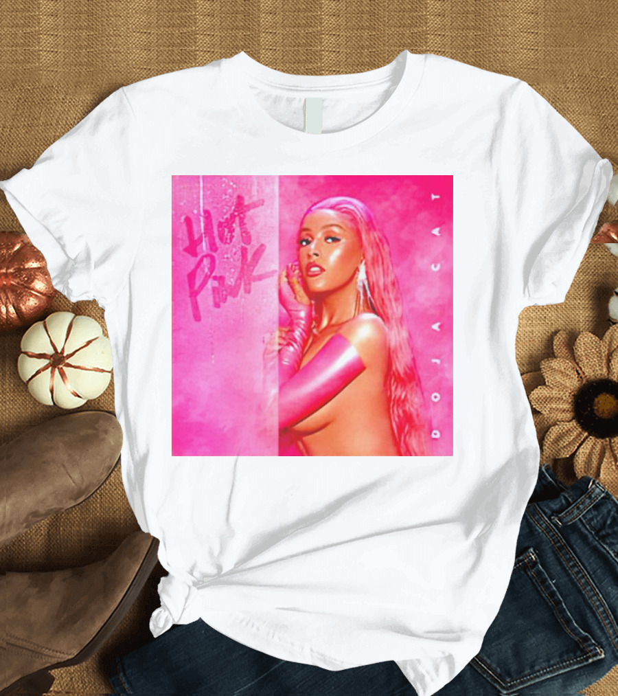 Doja Cat Hot Pink Album Cover Art Men’s T-Shirt