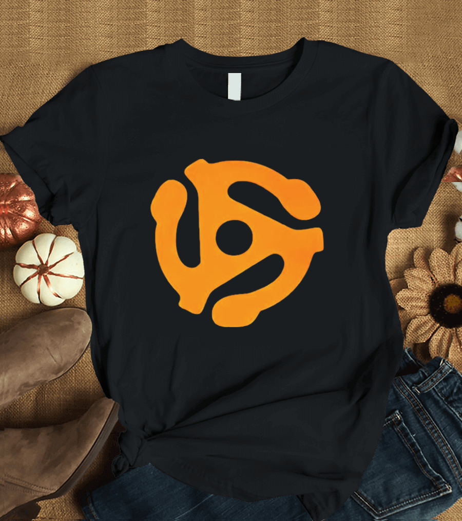 45 RPM Single Vinyl Record Adapter T-Shirt