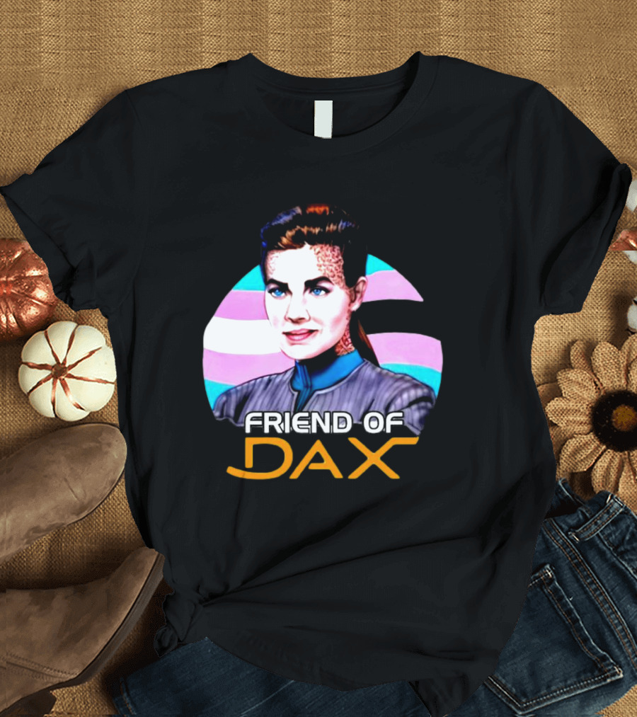 Friend of Dax Star Trek Trans Pride Background T-Shirt