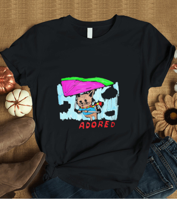 T-Shirt: I'm Only in the Mood to Be Adored Cat with Kite and Scarf T-Shirt I'm Only in the Mood to Be Adored Cat with Kite and Scarf T-Shirt