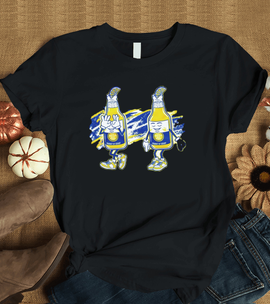 Griddy Cerveza Product of USA DT Dance Bottles T-Shirt