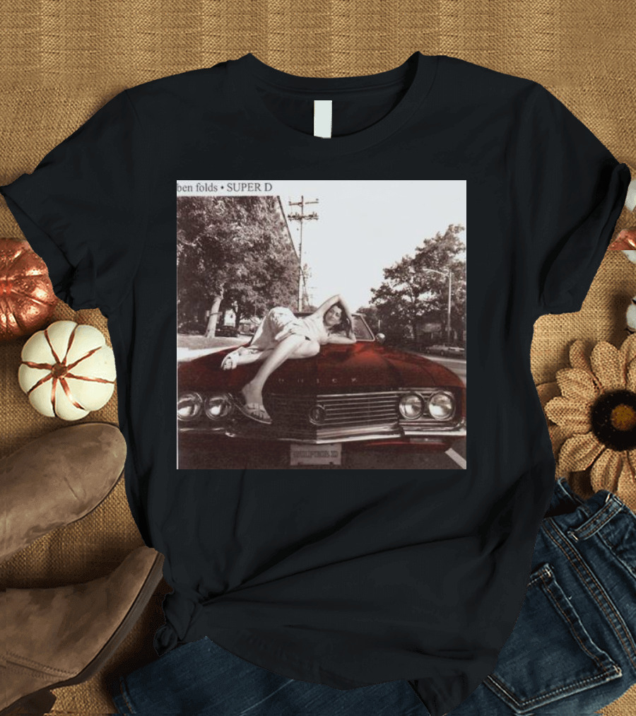 Ben Folds Super D Vintage Car Photography T-Shirt