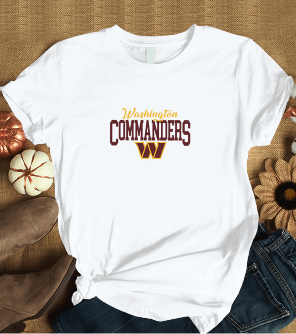 T-Shirt: Washington Commanders W T-Shirt Washington Commanders W T-Shirt