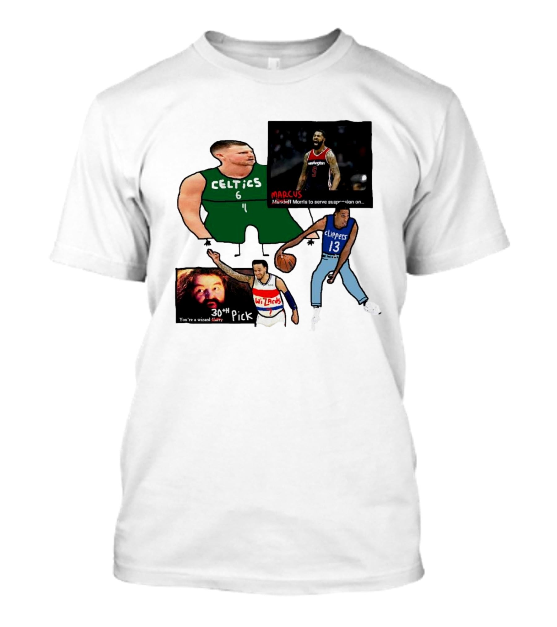 If Y’all Are Having Trouble Visualizing The Celtics Marcus Morris Wizards 30th Pick Clippers T-Shirt