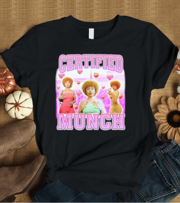T-Shirt: Certified Munch Pink Heart Bootleg Aesthetic Trio T-Shirt Certified Munch Pink Heart Bootleg Aesthetic Trio T-Shirt