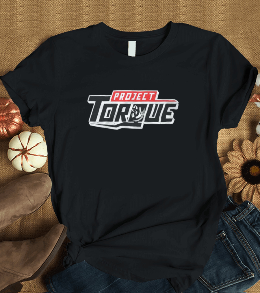Project Torque Racing Logo with Tire T-Shirt