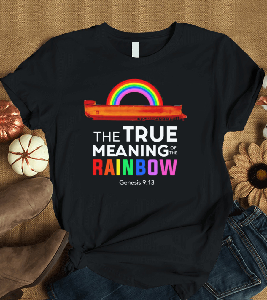 The True Meaning of the Rainbow Genesis 9:13 Noah's Ark T-Shirt
