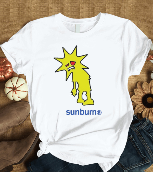 T-Shirt: Dominic Fike Sunburn Yellow Sad Character T-Shirt Dominic Fike Sunburn Yellow Sad Character T-Shirt