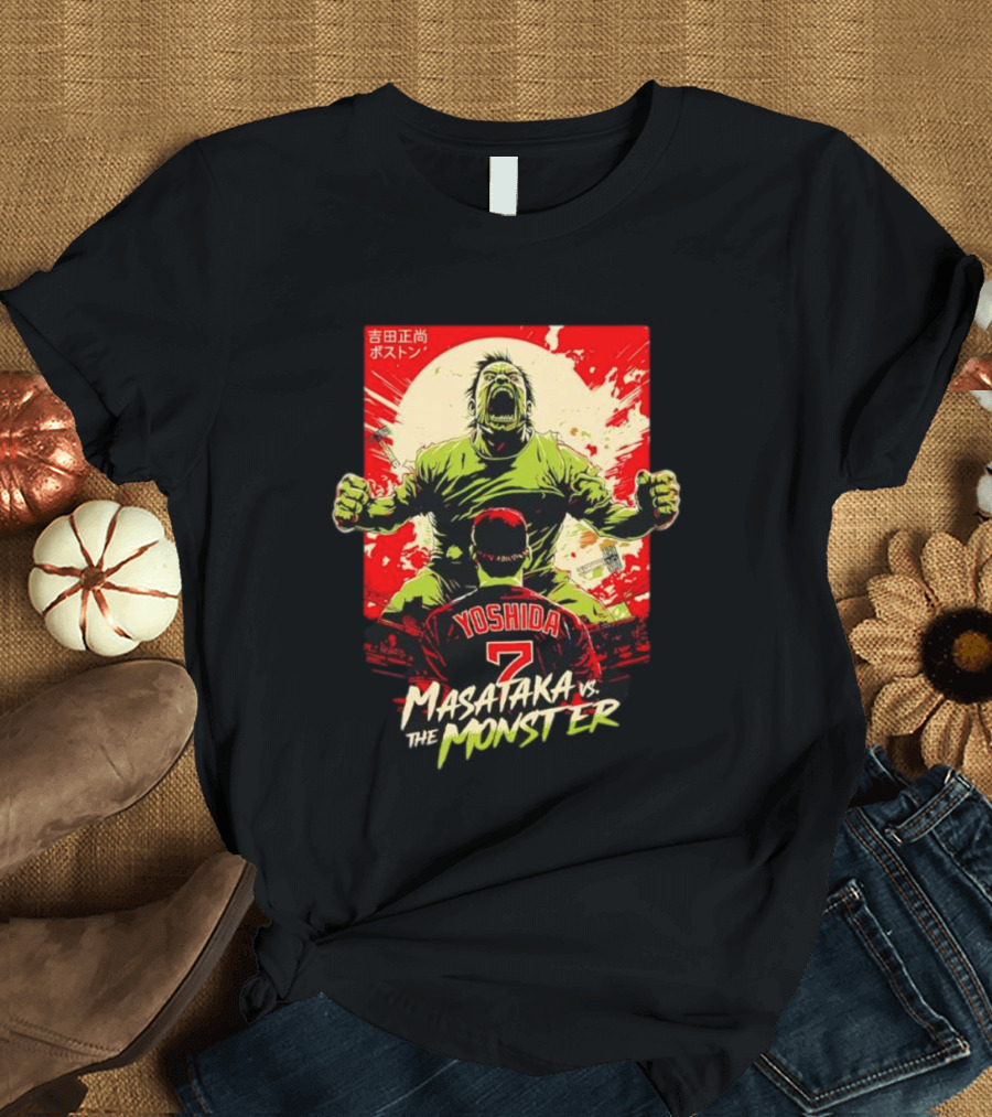 Yoshida 7 Masataka vs The Monster Japan Boston T-Shirt