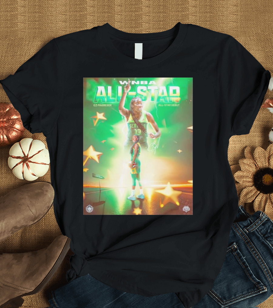 WNBA All-Star Ezi Magbegor Seattle All-Star Debut T-Shirt