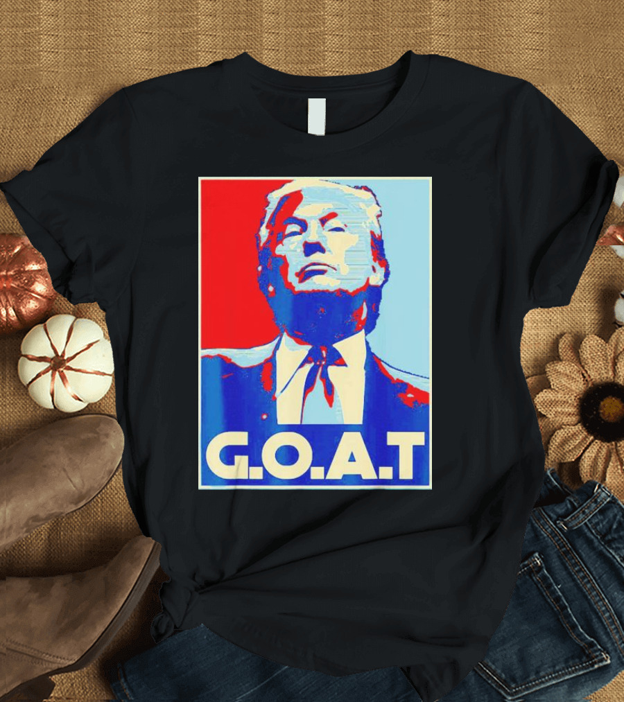 Donald Trump G.O.A.T Pop T-Shirt