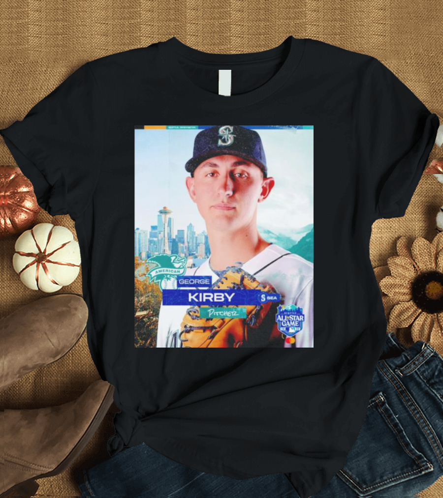 George Kirby Seattle All-Star Game MLB Pitcher American League T-Shirt