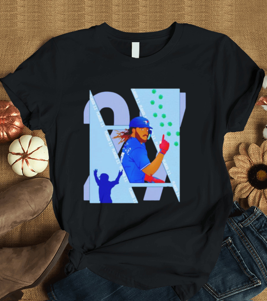 Vladimir Guerrero Jr. Plakata 27 Toronto Baseball Power T-Shirt