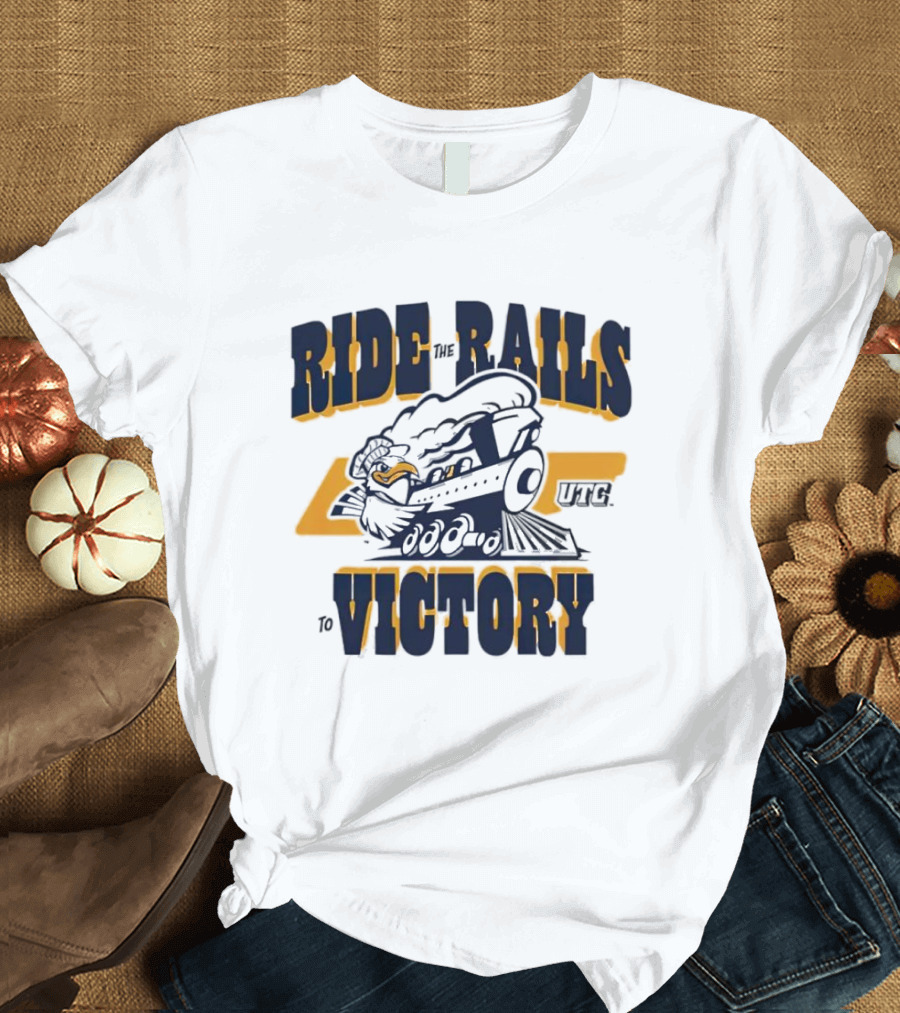 UT-Chattanooga Ride the Rails to Victory with Train and UTC T-Shirt
