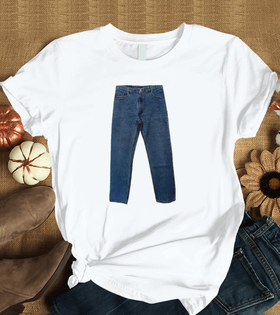 Denim Pant Classic Blue Jeans T-Shirt