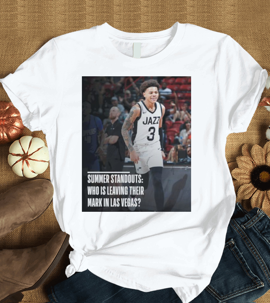 Summer Standouts: Who is Leaving Their Mark in Las Vegas - Keyonte George Jazz T-Shirt