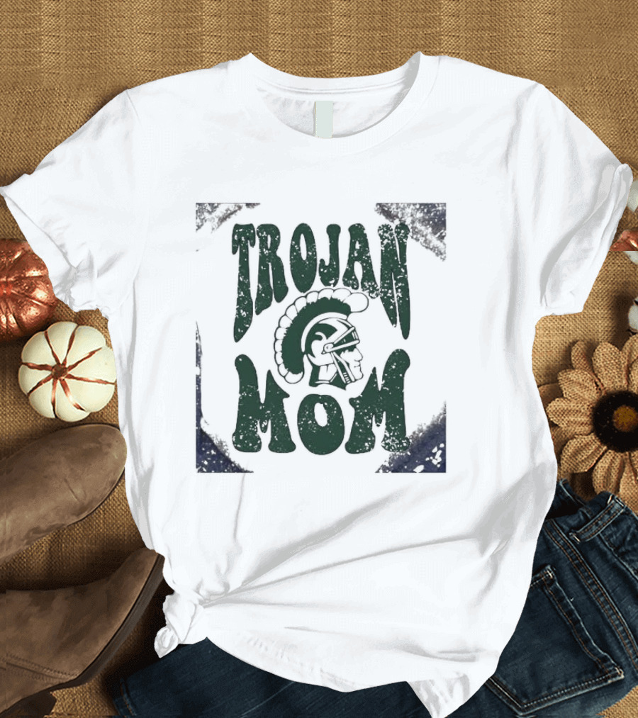 Trojan Mom Sports Team Fan Gear T-Shirt