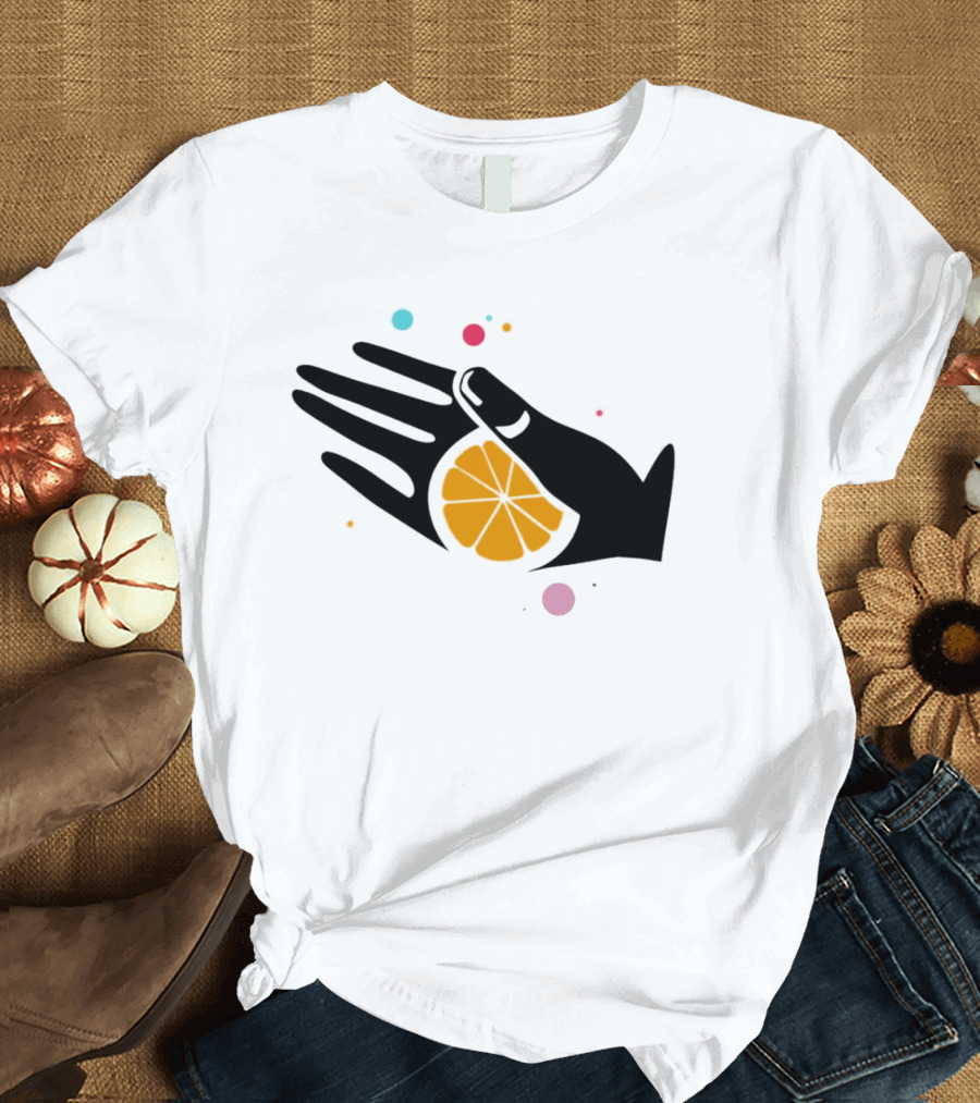 Tequila with Lemon Boom Boom Hand and Citrus Slice Burst T-Shirt
