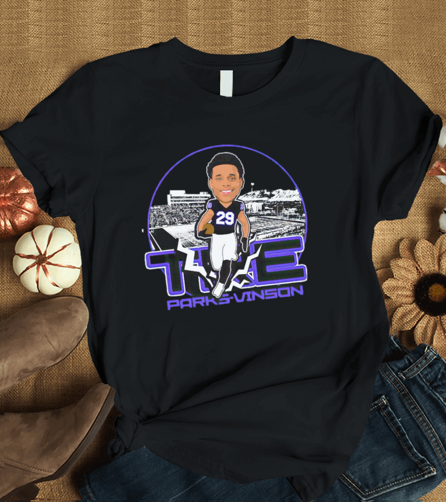 Support Weber State Defensive Back Tre Parks-Vinson 29 Retro Stadium T-Shirt