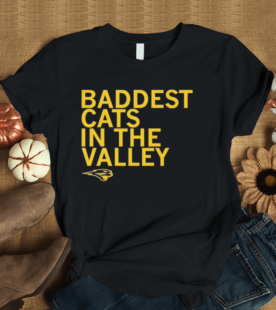 Baddest Cats in the Valley Northern Iowa Panthers T-Shirt