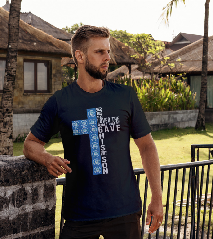 Mariners Cross God So Loved The World That He Gave His Only Son T-Shirt