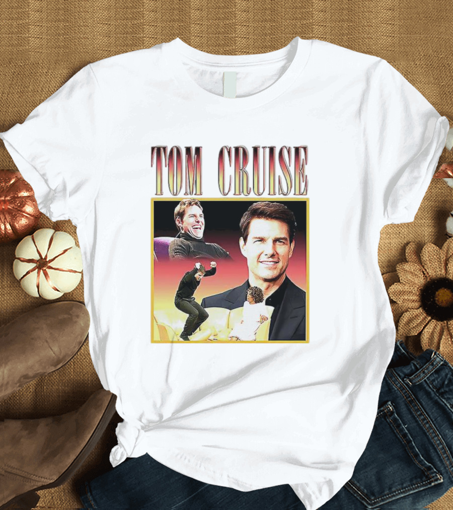 Tom Cruise Vintage 90s Picture Collage T-Shirt