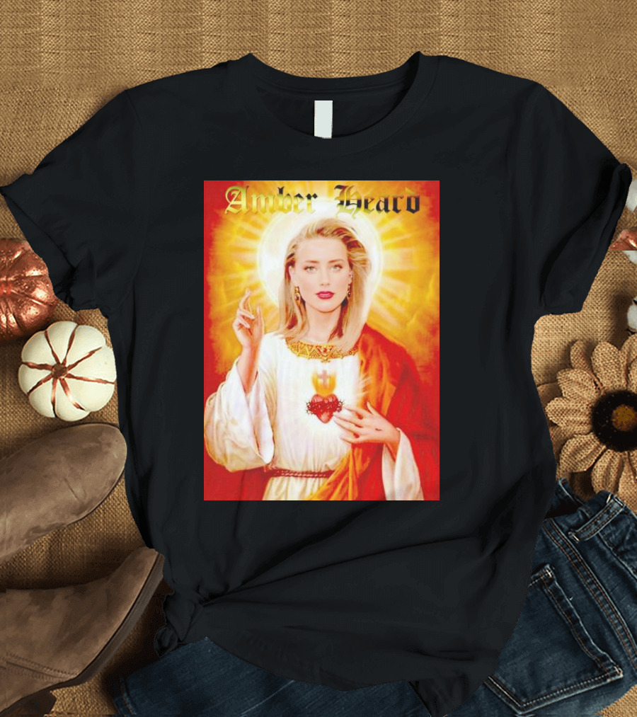 Amber Heard Sacred Heart T-Shirt